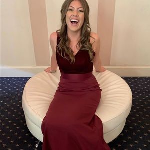 Vera Wang White Bridesmaid Dress